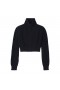 Longchamp Zip krage kort cardigan Navy - Sticka