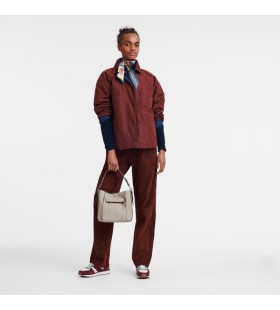 Longchamp 3D S Crossbody väska Lera - Läder