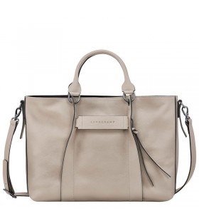 Longchamp 3D L Handväska Lera - Läder