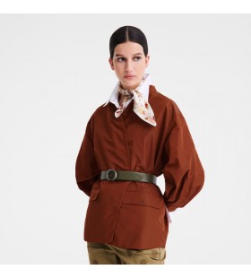 Longchamp ForÃªt Silk scarf 50 Honung - Silk