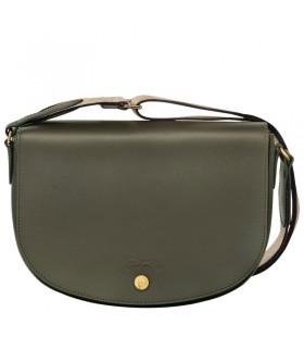Longchamp Ã‰pure M Crossbody vÃ¤ska Khaki - LÃ¤der