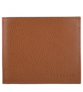 Longchamp Le FoulonnÃ© PlÃ¥nbok Karamell, LÃ¤der