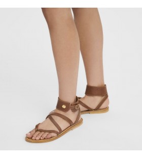 Longchamp x K. Jacques Sandaler Brun - LÃ¤der