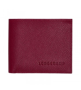 Longchamp Le FoulonnÃ© PlÃ¥nbok RÃ¶dbetor - LÃ¤der