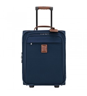 Longchamp Boxford S Carry-on Blue - Återvunnen canvas