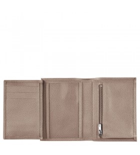 Longchamp Le Foulonné Plånbok Turturduva - Läder