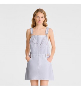 Longchamp KlÃ¤ Vita Broderade gabardin