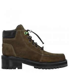 Longchamp La Baroudeuse Alçak Bot Zeytin Derisi