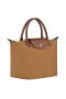 Longchamp Le Pliage Original S Bolso de mano de color Leonado - Reciclado de lona