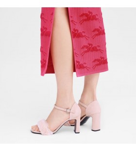 Longchamp Acogedor Sandalias Bailarina De Lona