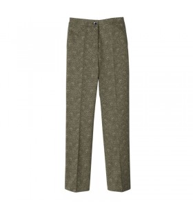 Longchamp Pantalones de Laurel - Impreso de gabardina
