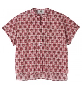 Longchamp Blusa Rubor de Vichy impresiÃ³n velo