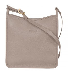 Longchamp Le FoulonnÃ© M Crossbody bolsa de TÃ³rtola de Cuero