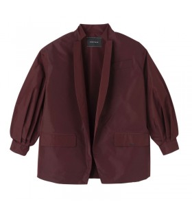 Longchamp Kimono chaqueta Burdeos - TÃ©cnica de tafetÃ¡n