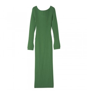 Longchamp vestido Largo de Tomillo - Tejer