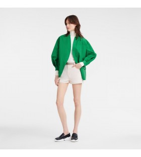 Longchamp chaqueta Kimono Verde - TÃ©cnica de tafetÃ¡n