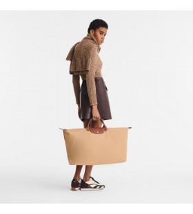 Longchamp Le Pliage Original XL bolsa de Viaje de color Leonado - Reciclado de lona