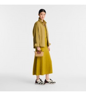 Longchamp Le Pliage Original Bolsa con asa de color Leonado - Reciclado de lona