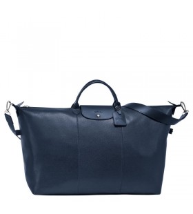 Longchamp Le FoulonnÃ© L bolsa de Viaje de la Marina - Cuero