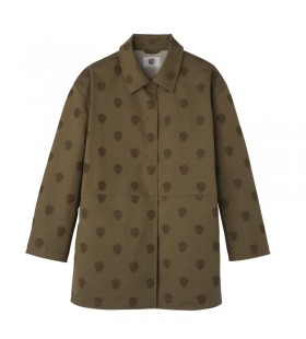 Longchamp Capa de Alcachofa - Bordado de gabardina