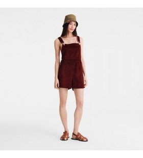 Longchamp بذلة الباذنجان - جلدية