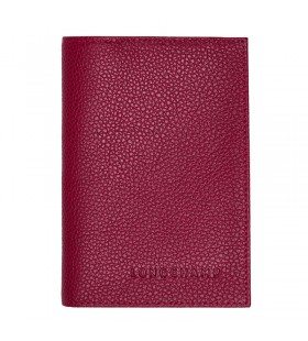 Longchamp Le Foulonné جواز السفر "تغطية" الشمندر - جلدية