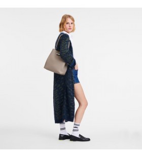 Longchamp Le Ø±ÙˆØ³Ùˆ Ù… Ø­Ù‚ÙŠØ¨Ø© Ø§Ù„ÙƒØªÙ Ø§Ù„Ø·ÙŠÙ† - Ø¬Ù„Ø¯ÙŠØ©