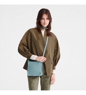 Longchamp Le FoulonnÃ© S Crossbody taÅ¡ka Eukalyptus - KÅ¯Å¾e