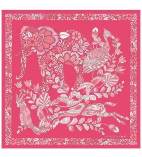 Longchamp ForÃªt HedvÃ¡bnÃ½ Å¡Ã¡tek 50 RÅ¯Å¾ovÃ¡ - Silk