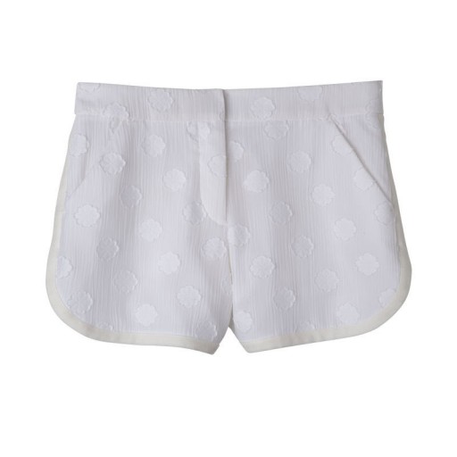 Longchamp Shorts Ecru - Lærred
