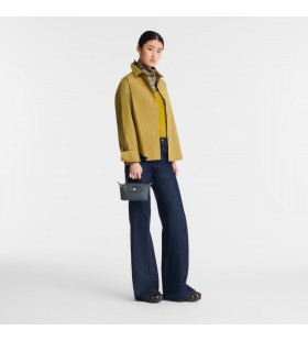 Longchamp Le Pliage GrÃ¸n Pose med hÃ¥ndtag Grafit - Recycled lÃ¦rred