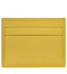 Longchamp Le Roseau kortholderen Ingefær - Læder