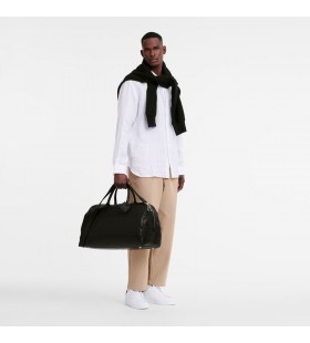 Longchamp Le FoulonnÃ© L Travel taske i Sort LÃ¦der