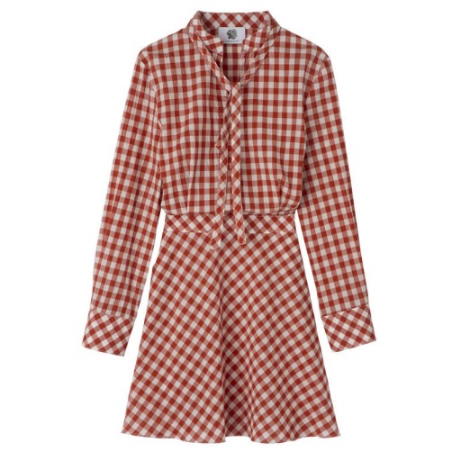 Longchamp Jurk Schors - Vichy jacquard