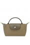 Longchamp Le Pliage Groen Tasje met handvat Artisjok - Gerecycled canvas