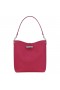 Longchamp Le Roseau M schoudertas rode Biet - Leer