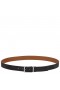 Longchamp Le Foulonné heren riem Zwart/Karamel - Leer