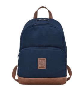 Longchamp Boxford Backpack Blue - Recycled canvas