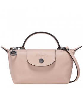 Longchamp Le Pliage Xtra XS Zakje Naakt - Leer
