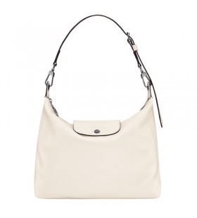 Longchamp Le Pliage Xtra M Hobo bag Ecru - Leer
