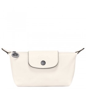 Longchamp Le Pliage Xtra Zakje Ecru - Leer