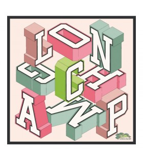 Longchamp Universiteit Zijden sjaal 70 Naakt - Zijde