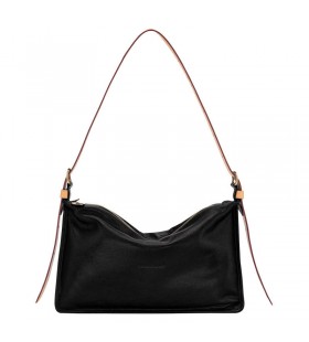 Longchamp Smoothie M Crossbody laukku Musta - Nahka