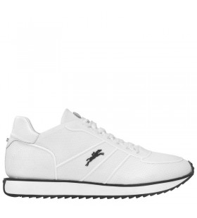 Longchamp Le Pliage Collection De Sneakers Ã‰cru - Cuir