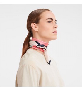 Longchamp UniversitÃ© foulard de Soie 70 Nu - Soie