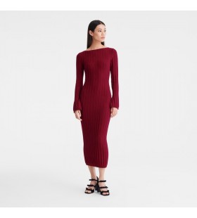 Longchamp robe Longue de Betterave - Tricot