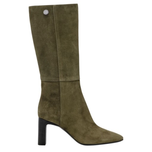 Longchamp Allure Heel Stiefel-Khaki - Leder