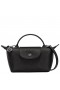 Longchamp Le Pliage Xtra XS-Beutel aus Schwarzem Leder