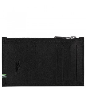 Longchamp-sur-Seine GeldbÃ¶rse aus Schwarzem Leder