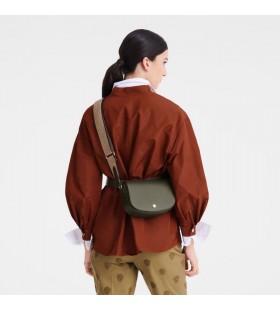 Longchamp Ã‰pure S Crossbody bag-Khaki - Leder